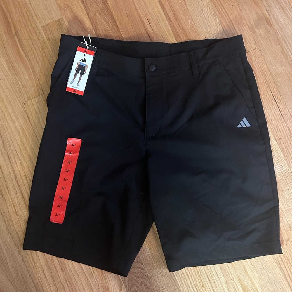 Adidas Black Golf Shorts 34